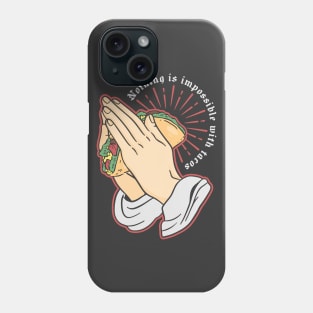 Pray for Tacos Phone Case