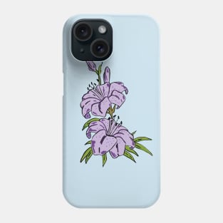 Purple Flowers Phone Case