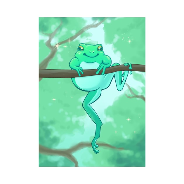 Hang in There Froggy by sheehanstudios