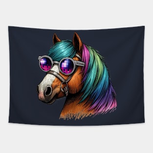 Disco Horse Tapestry