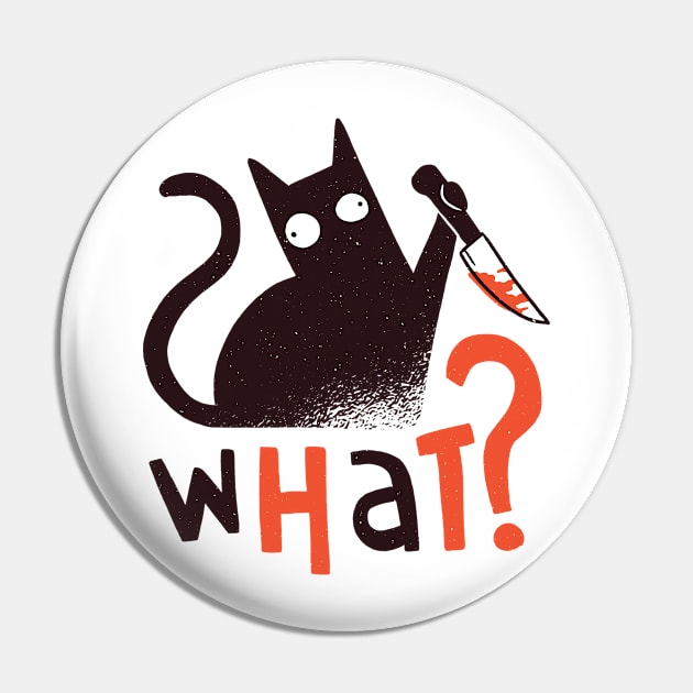 Funny cat Pin by LR_Collections