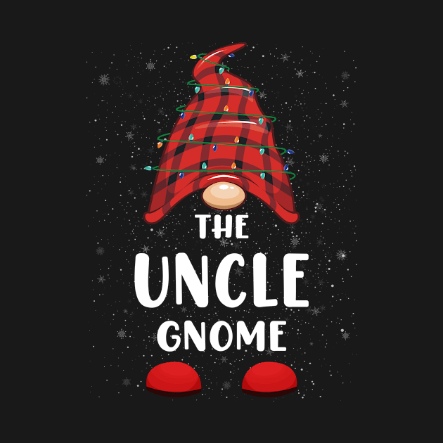 Uncle Gnome Red Buffalo Plaid Christmas Pajama Matching Family by kamahashirt