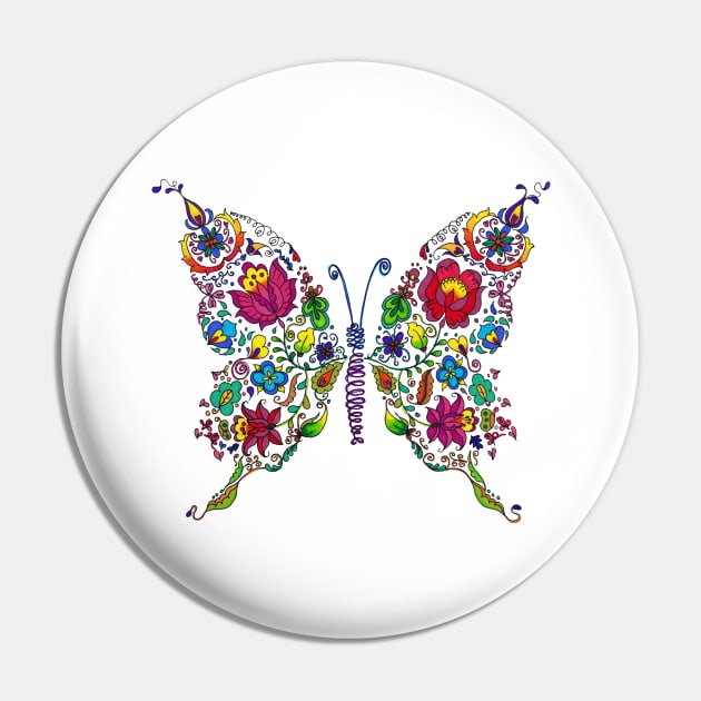 Butterfly Pin by kasmodiah