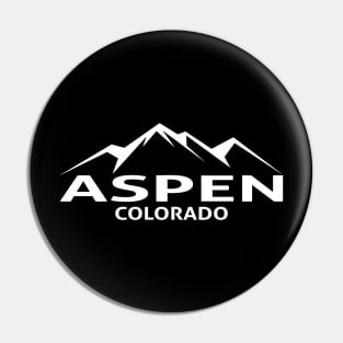 Skiing Aspen Colorado Ski Pin