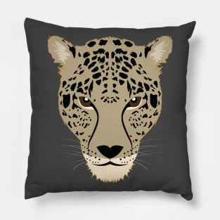 Cheetah face Pillow