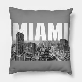 Miami Cityscape Pillow