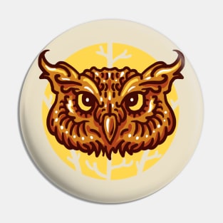 Head owl Pin