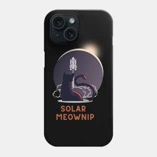 Solar Eclipse Cat Phone Case