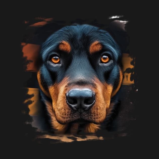 Rottweiler Face Rottweiler Dog Lover by Zaaa Amut Amut Indonesia Zaaaa