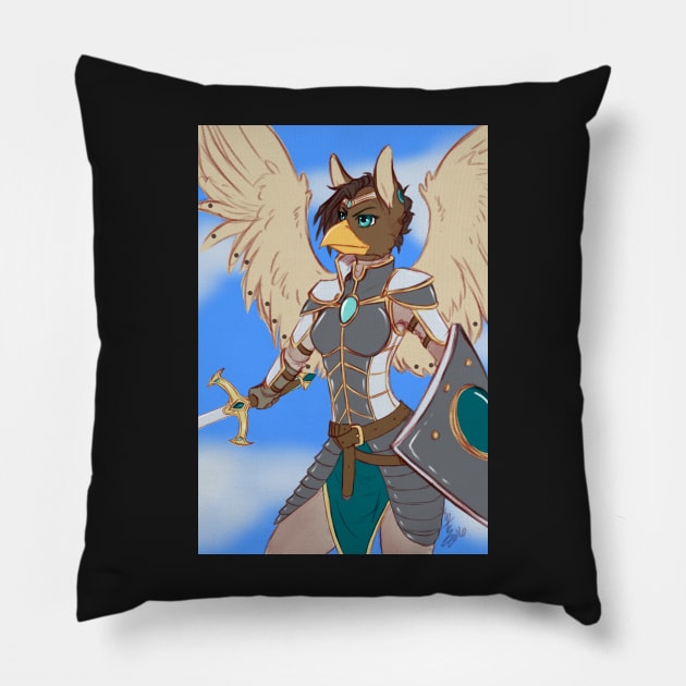 Paladin Pillow by KeishaMaKainn