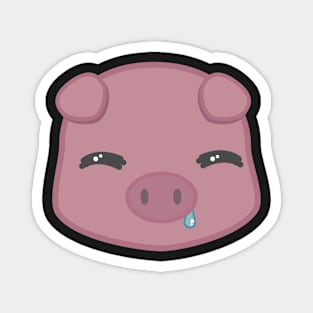 Goofy Pleasantly Plump Piggy Magnet