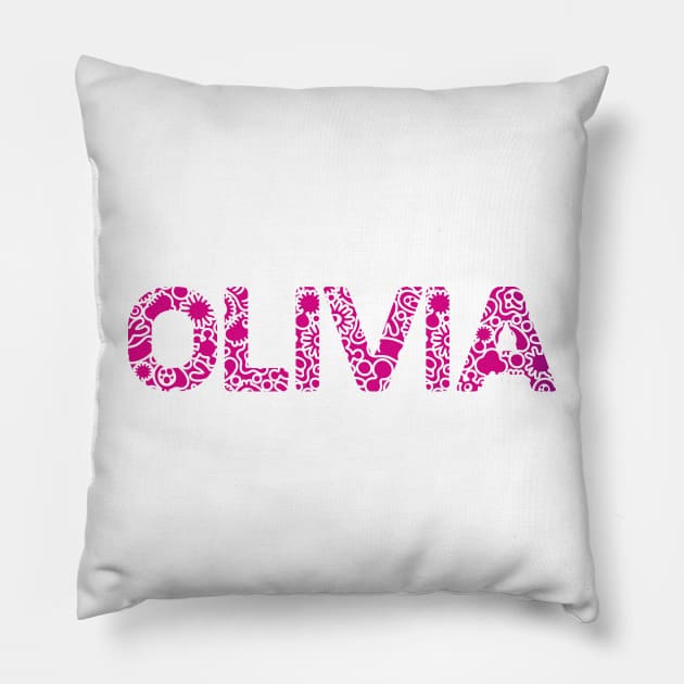 OLIVIA NAME Pillow by YourStyleB