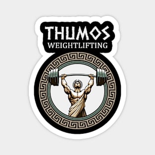 Thumos Weightlifting Greco-Roman Gym Ancient Bodybuilding Magnet