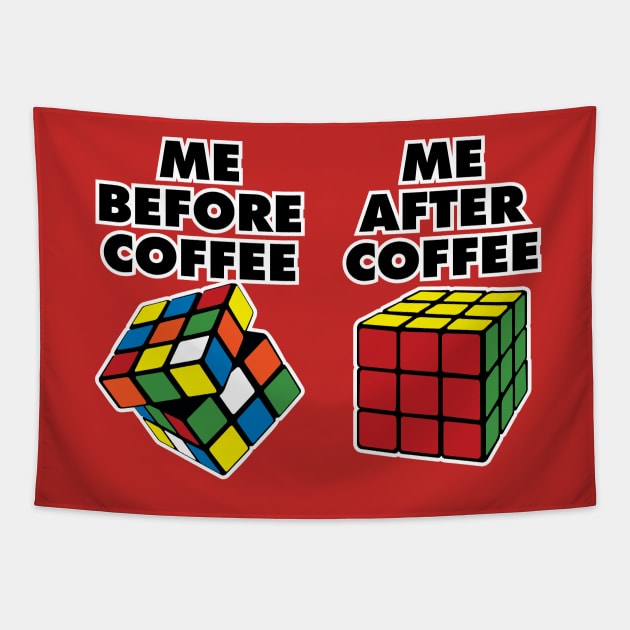 Me: Before and After Coffee Tapestry by weaponology