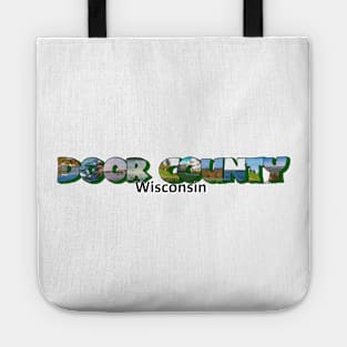 Door County Wisconsin Big Letter Tote