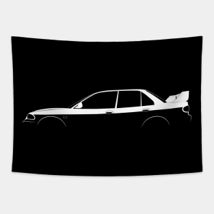 Mitsubishi Lancer GSR Evolution III Silhouette Tapestry