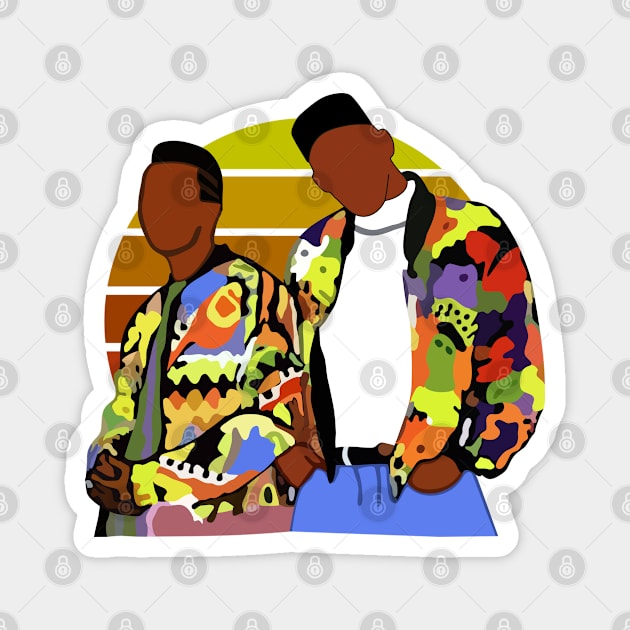 Fresh Prince duo transparant Magnet by ramdakoli