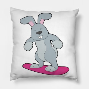 Rabbit Snowboard Winter sports Pillow