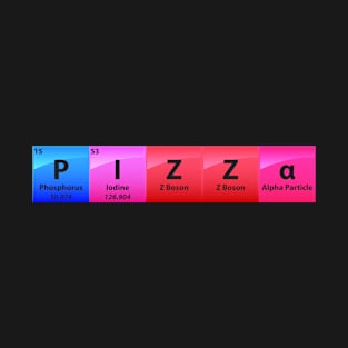 Pizza Periodic Table Of Elements T-Shirt