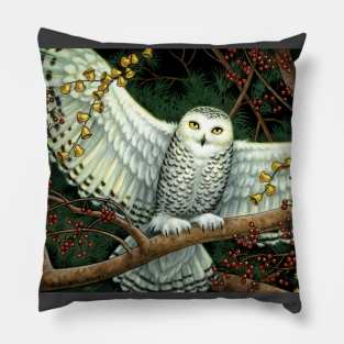 Winter Owl Pillow