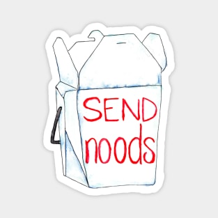 send noodles Magnet