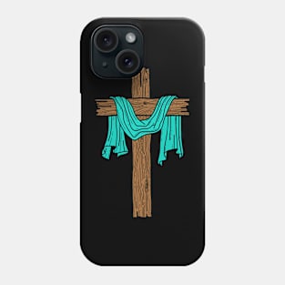 Wooden cross Phone Case