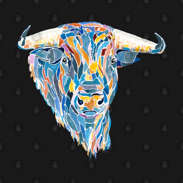 Colorful corrida bull by JBLAIS DESIGN 