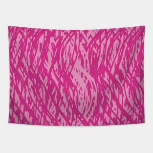 PINK ABSTRACT NETWOK CABLES Tapestry