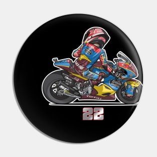 Sam Lowes Cartoon Pin