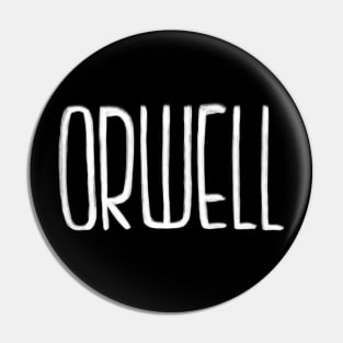 Writer Orwell Pin