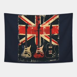 Britain Guitars Tapestry