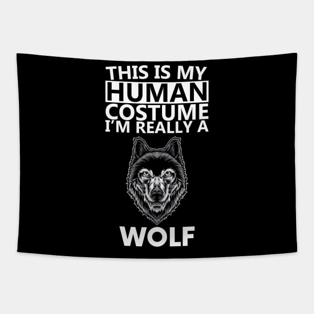 this is human costume im really a wolf Tapestry by youki