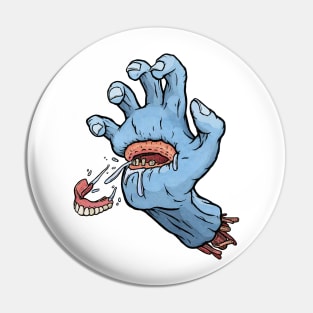 Old gummy hand Pin