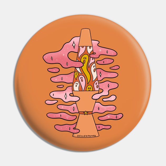 Spooky Lava Lamp Pin by Doodle by Meg