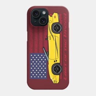 USA - Last of the breed-yellow convertible Phone Case