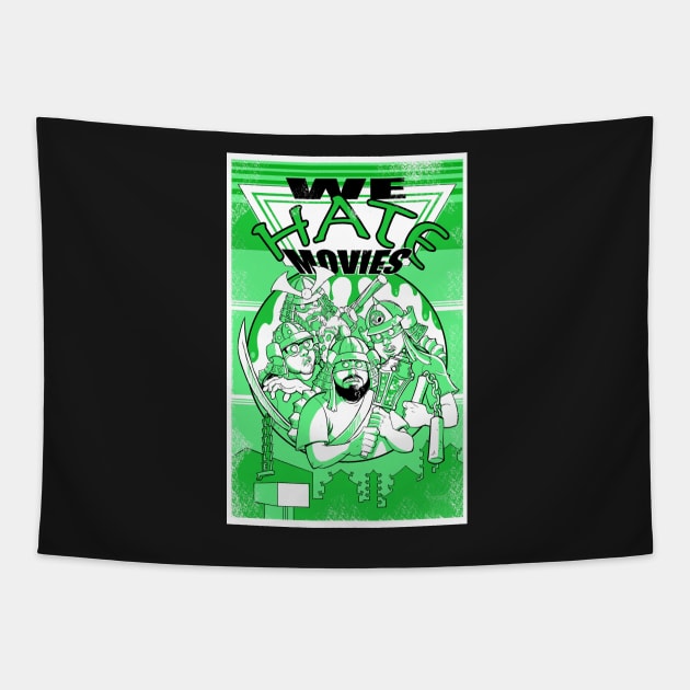 Turtle Time Tapestry by We Hate Movies