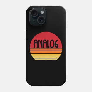 Analog Retro Aesthetic Sunset Phone Case