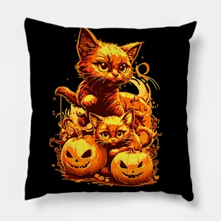 Halloween meow Pillow