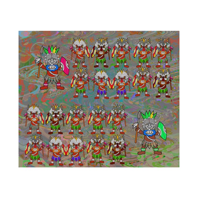 Dance of African Warriors V3 by walil designer