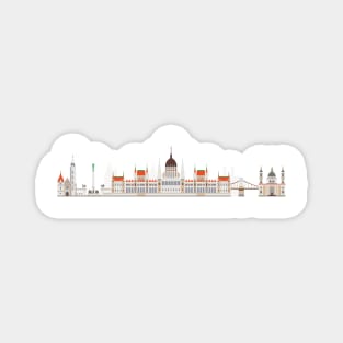 Budapest skyline Magnet