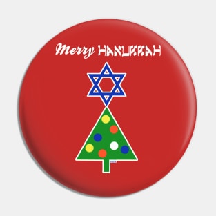 Merry Hannukah Pin