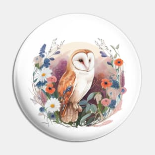 Barn Owl Pin