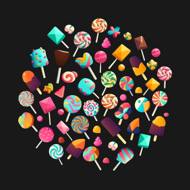 candies pattern by retrocolorz