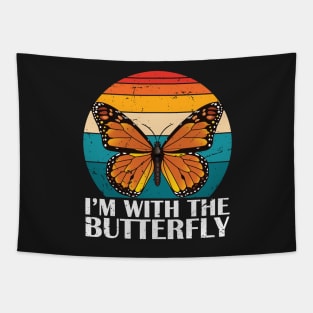 Im With The Butterfly Tapestry