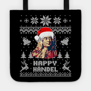 George Frideric Handel Funny Christmas Tote