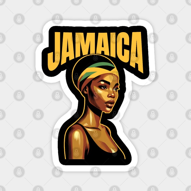 Jamaica Flag Pride Magnet by Merchweaver