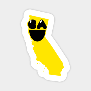 California States of Happynes- California Smiling Face Magnet