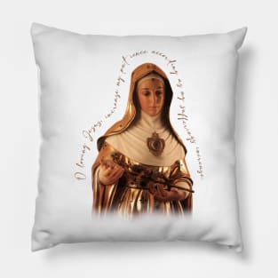 Sta Rita of Cascia Pillow