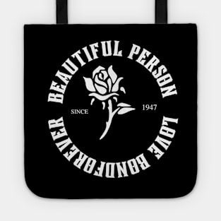 beauitful rose 1947 Tote