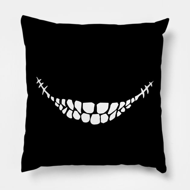 Little Monster Mouth Teeth funny face mask Pillow by star trek fanart and more